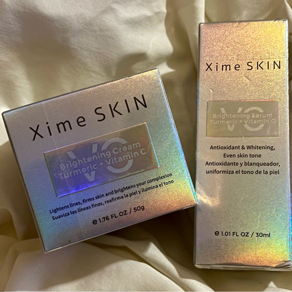 Xime SKIN Brightening Cream & Serum – Vitamin C + Turmeric
